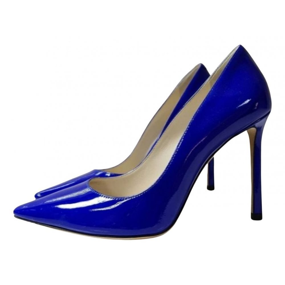 Jimmy Choo Patent Leather Pump in Blue